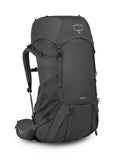 Osprey Rook 65L Men's Backpacking Backpack, Dark Charcoal/Silver Lining