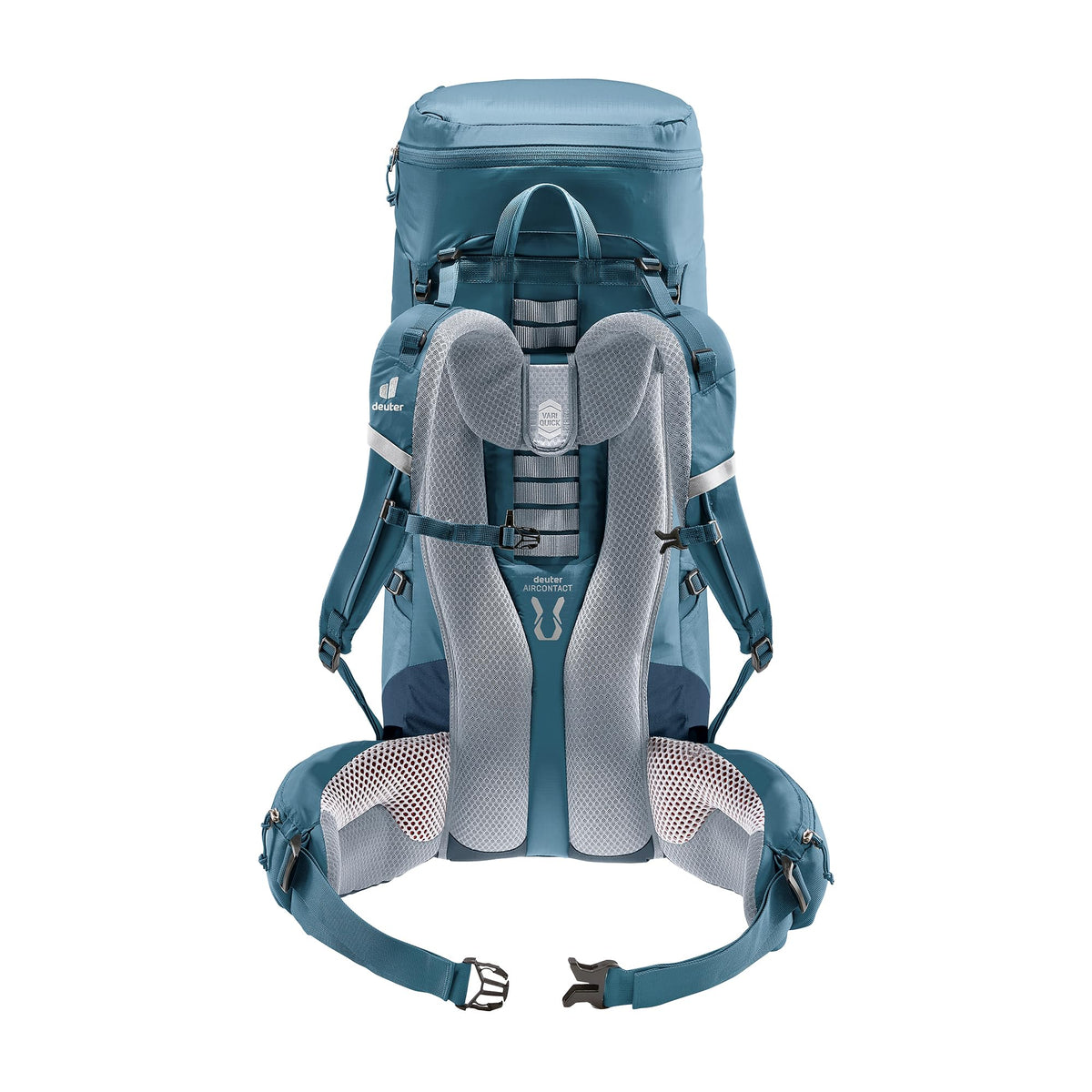Deuter Unisex Aircontact Lite 40 + 10 L, Lightweight Backpacking & Hiking Backpack for Men & Women, 40 + 10 Liters - Atlantic-Ink